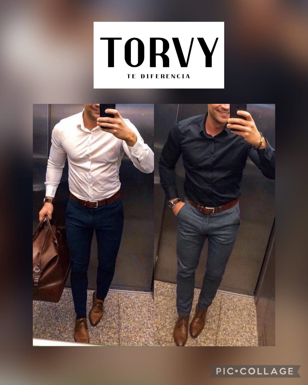 COMBO DE 3 PIEZAS CAMISA, PANTALON Y CORREA EN CUERO