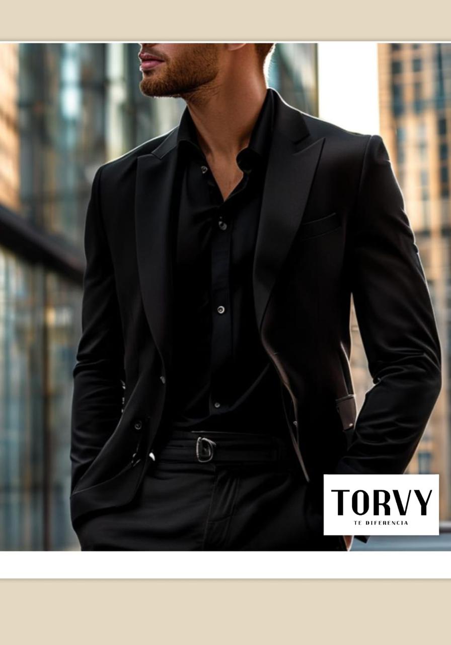COMBO DE 4 PRENDAS CAMISA+PANTALON+BLEIZER+CORREA CUERO